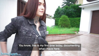 Public Agent - Tabitha Poison a kitetovált tinédzser punci