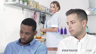 PrivateBlack - Taylor Sands édeshármasban dug