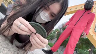 Swag daisybaby keményen kúrel a squid game felnőtt verziójában
