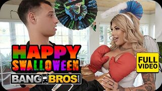BANGBROS Hálózat Kívánatos Milfje Vadul Leszopja Mostohafia Termetes Farkát Halloween Előtt
